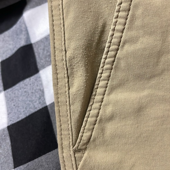 Eddie Bauer Travex Pants Men's Size 40 x 32 Stretch Zipper Pockets Khaki Tan - Picture 15 of 15